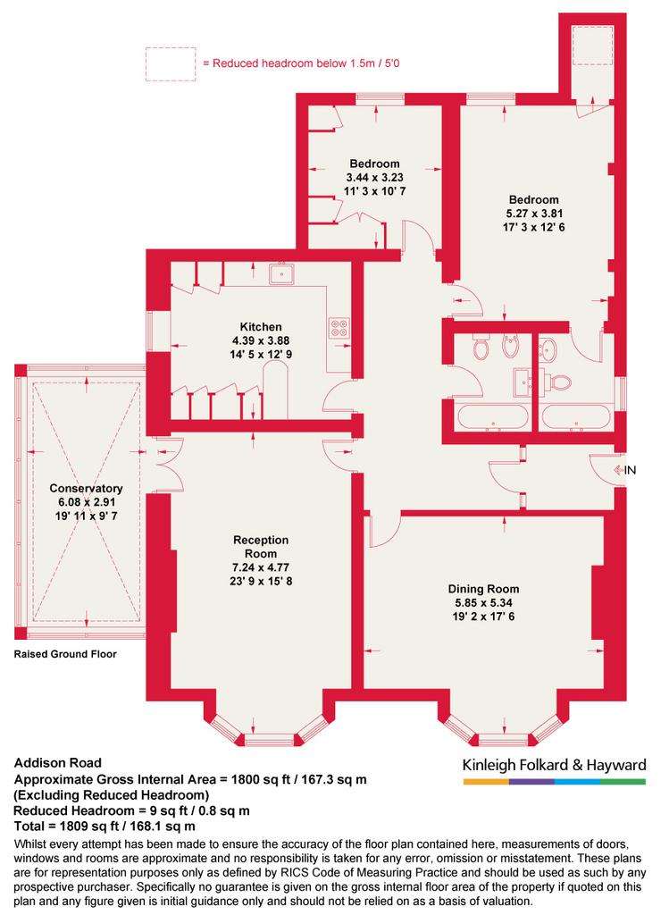 3 bedroom flat to rent - floorplan