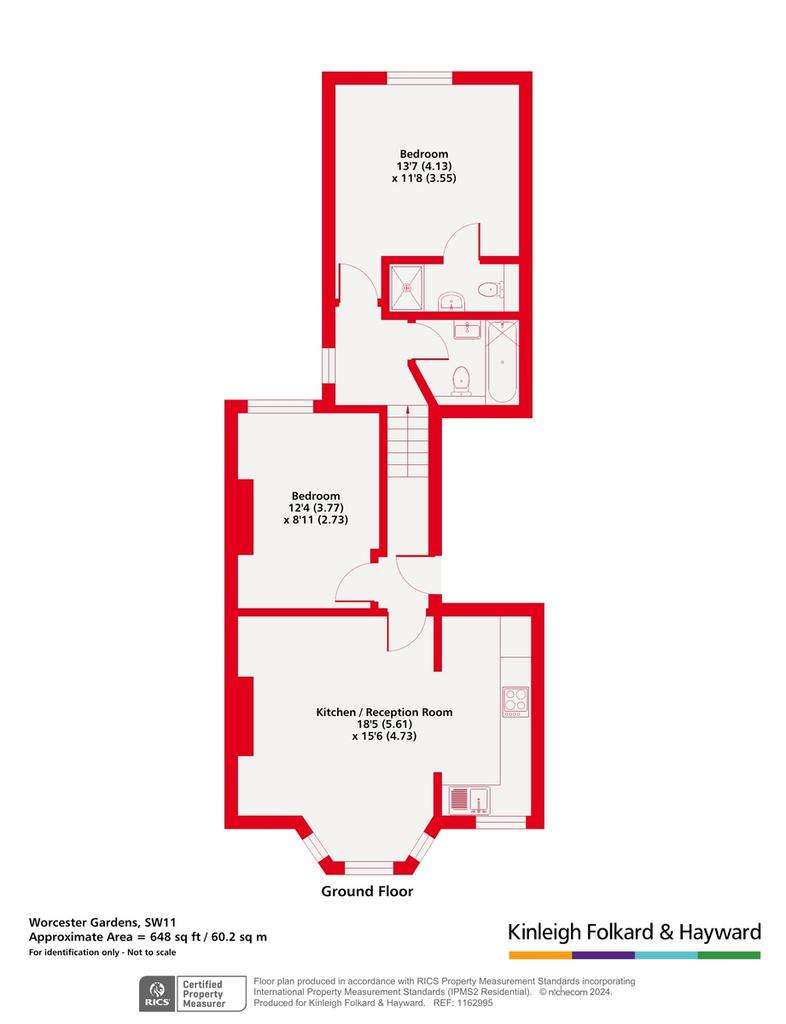 2 bedroom flat for sale - floorplan