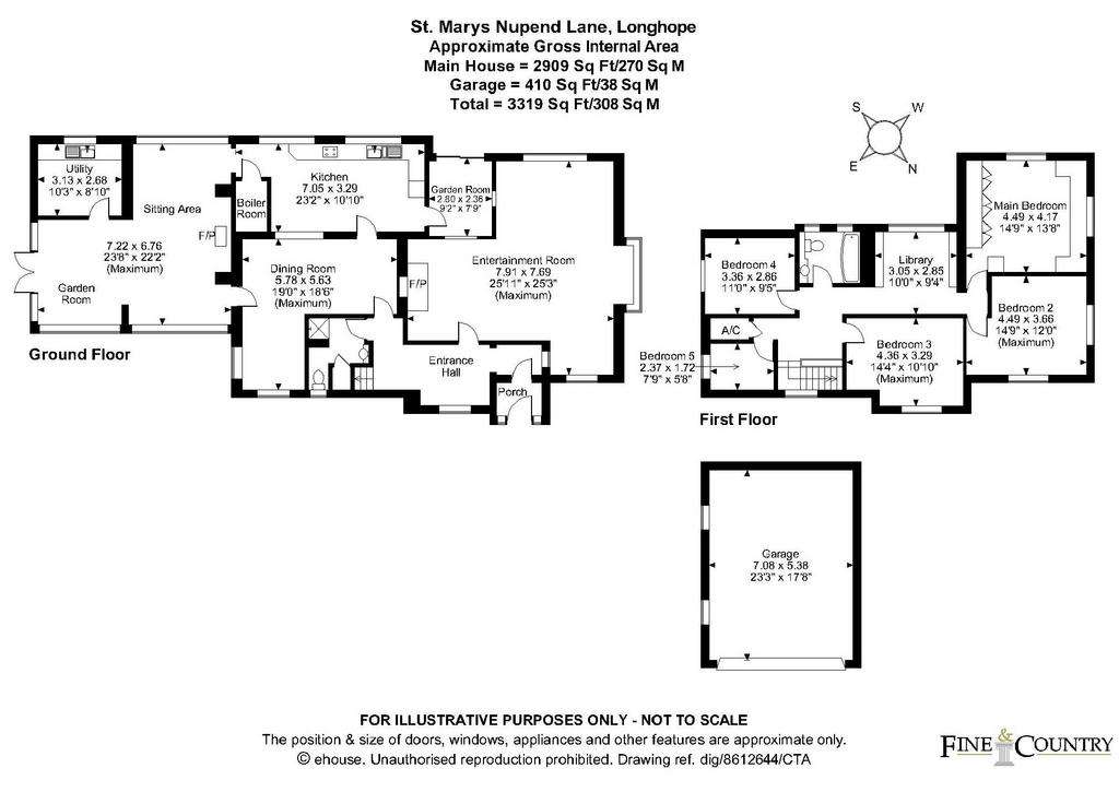 4 bedroom detached house for sale - floorplan