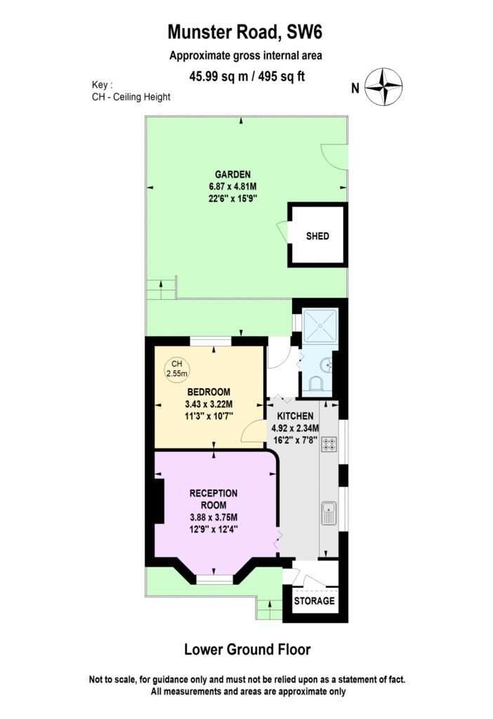 1 bedroom flat for sale - floorplan