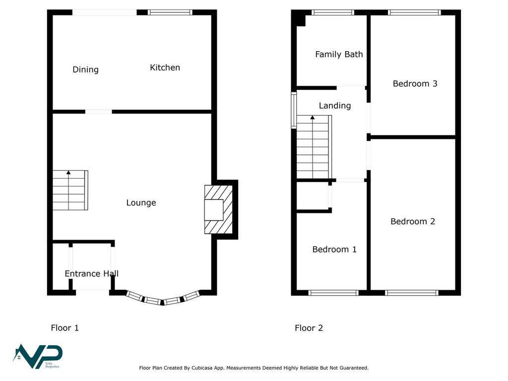 3 bedroom semi-detached house for sale - floorplan