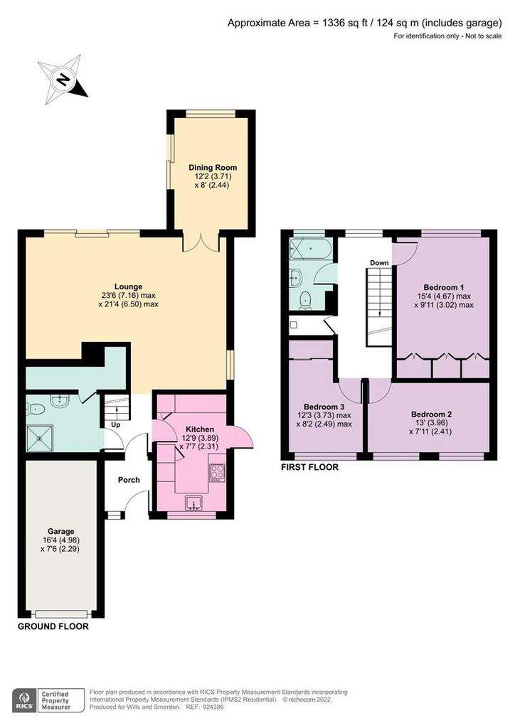 3 bedroom house to rent - floorplan