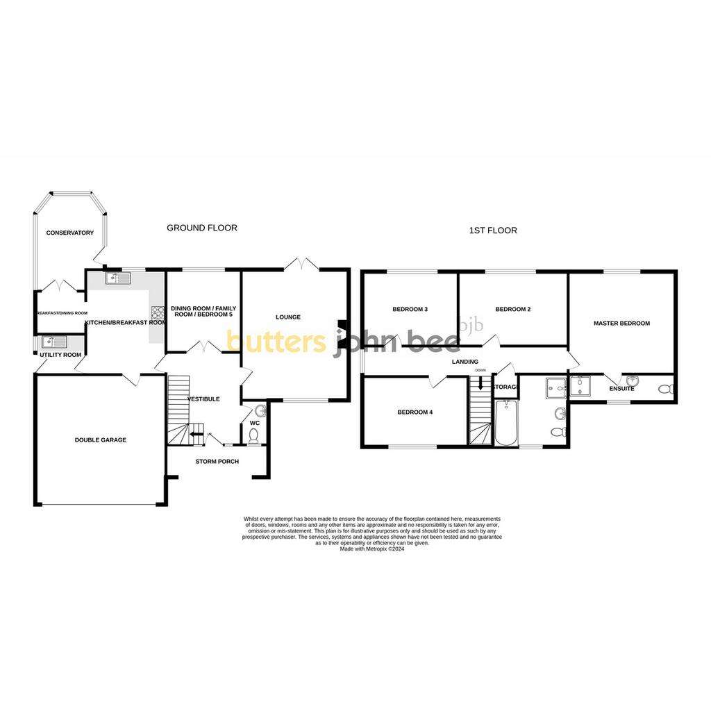 4 bedroom detached house for sale - floorplan