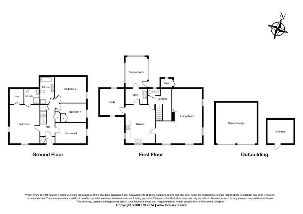 4 bedroom detached house for sale - floorplan