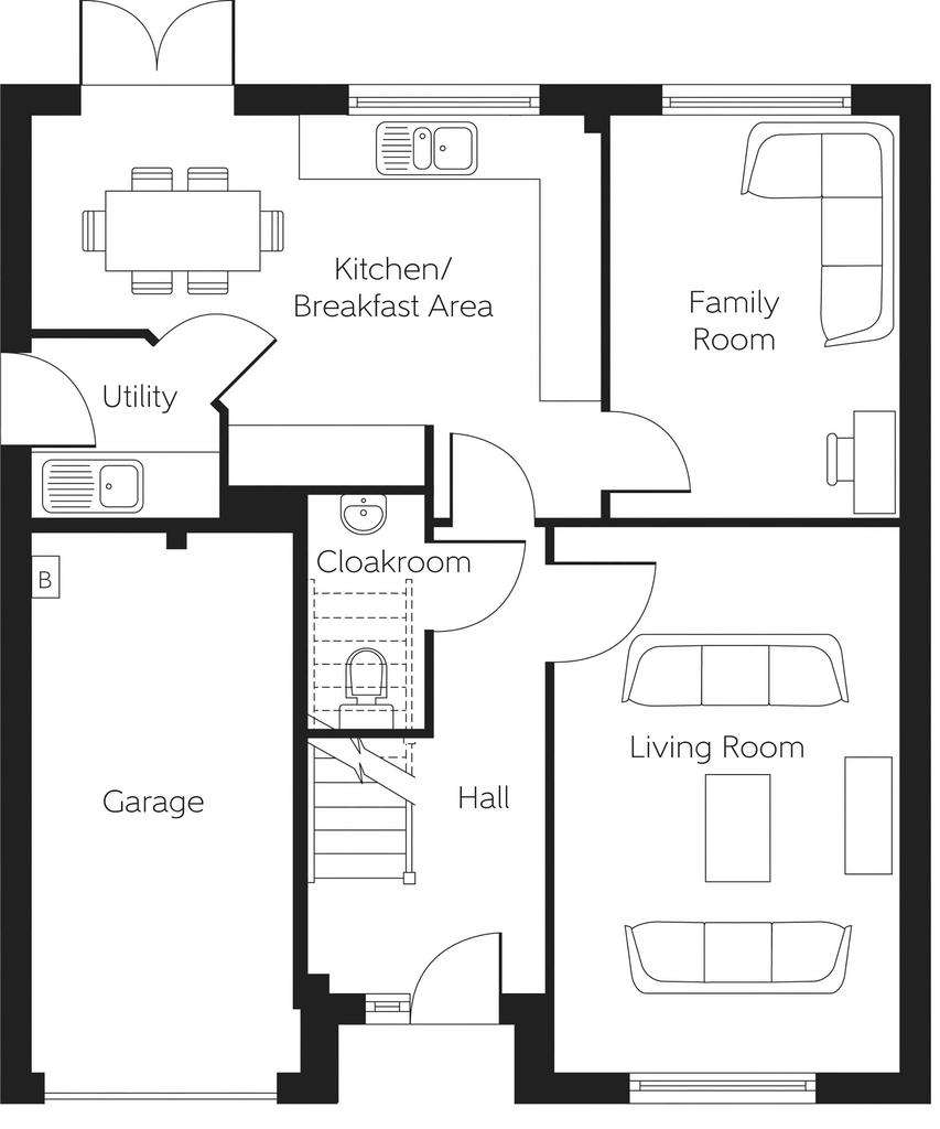 4 bedroom detached house for sale - floorplan