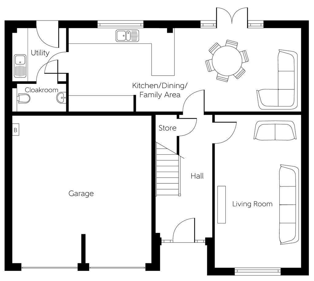 5 bedroom detached house for sale - floorplan