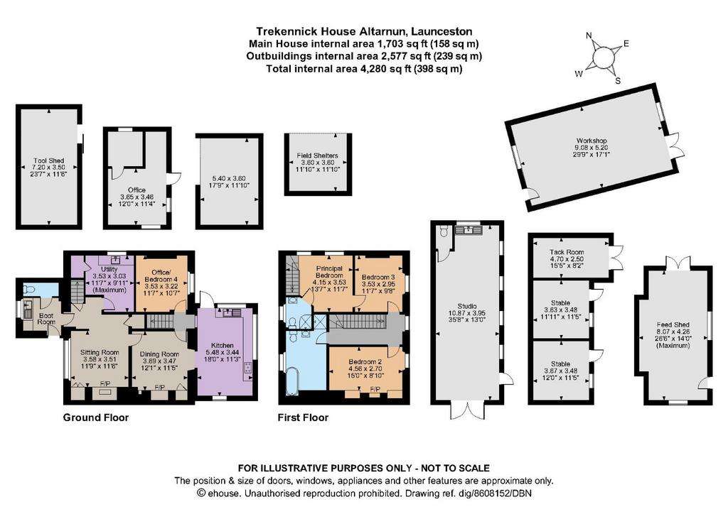 4 bedroom detached house for sale - floorplan