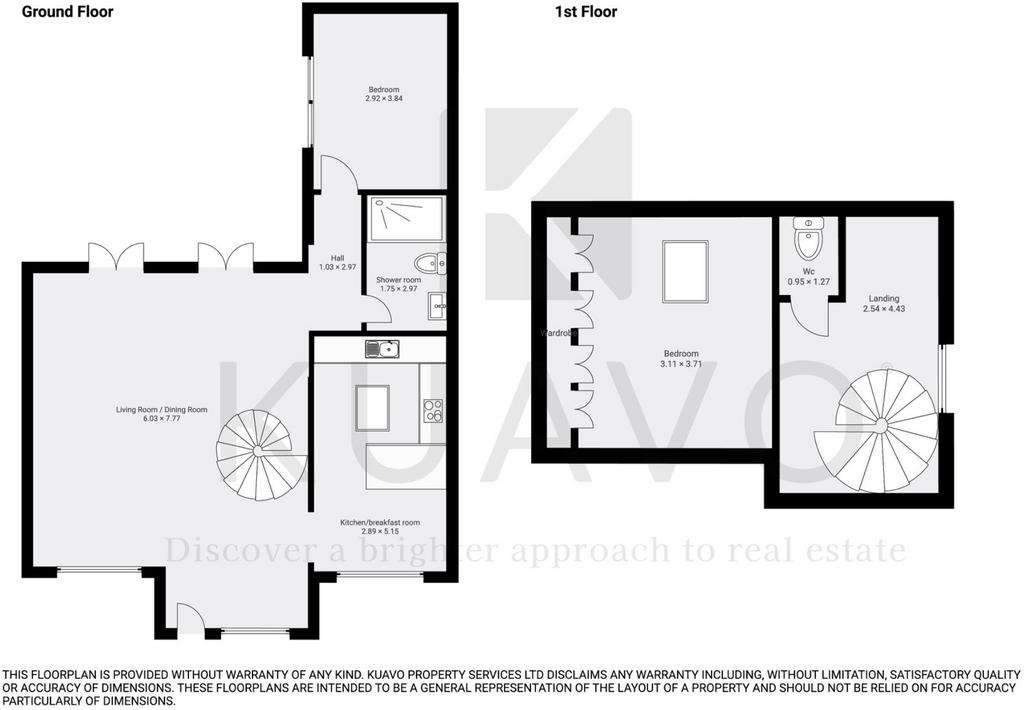 2 bedroom detached house for sale - floorplan