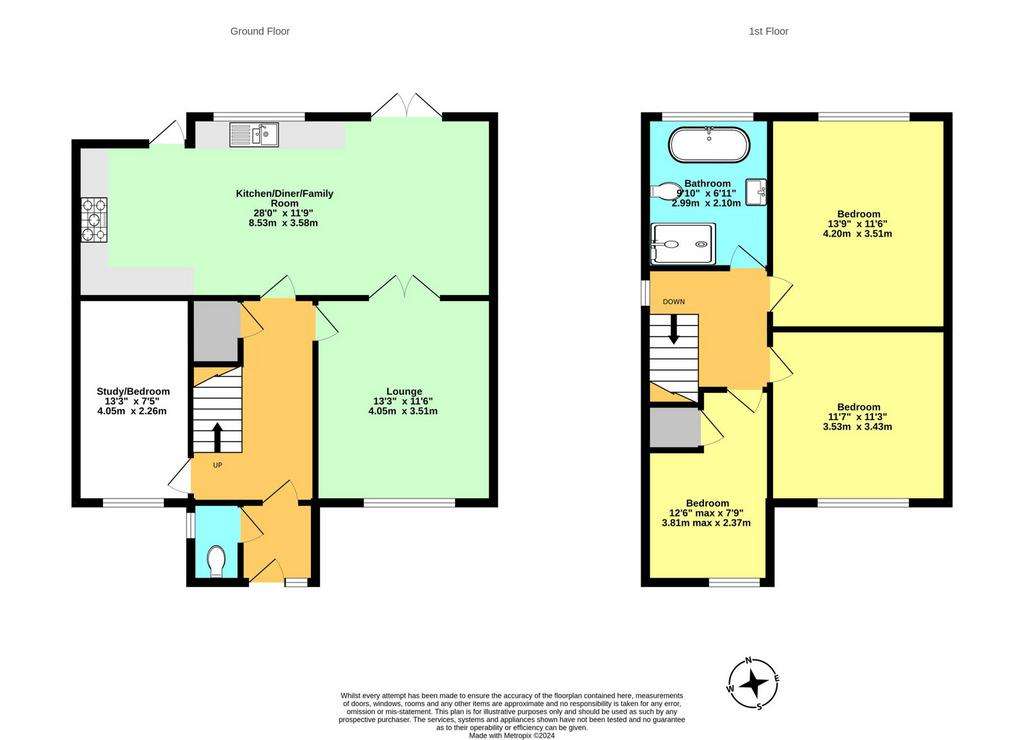 4 bedroom detached house for sale - floorplan