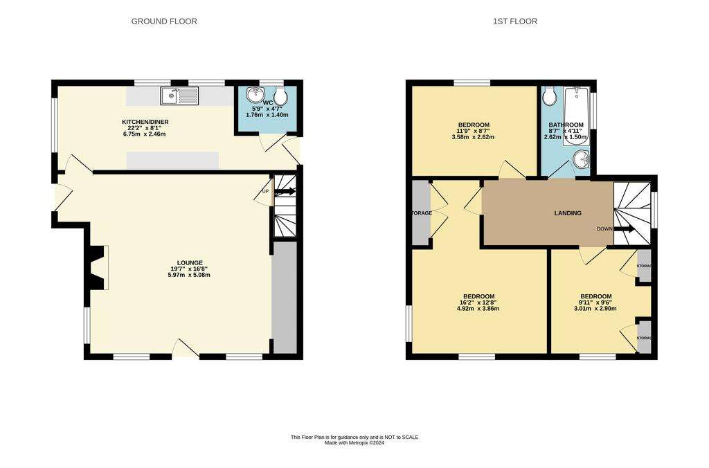 3 bedroom detached house to rent - floorplan