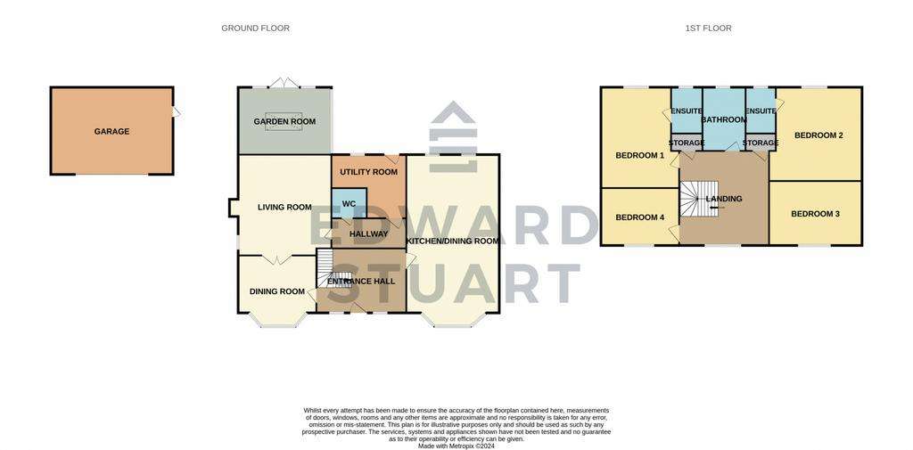 4 bedroom detached house for sale - floorplan