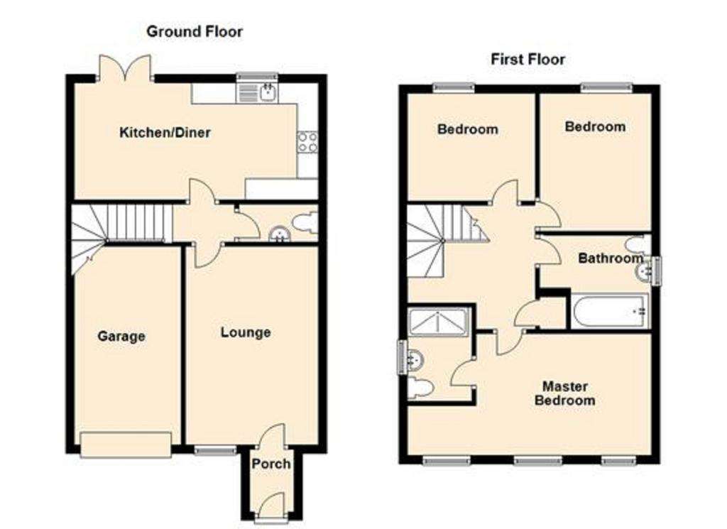 3 bedroom detached house for sale - floorplan