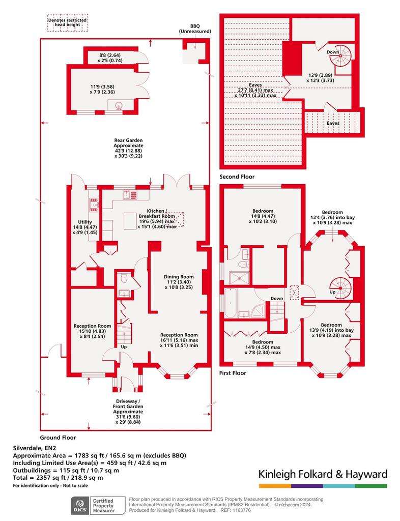 4 bedroom semi-detached house for sale - floorplan