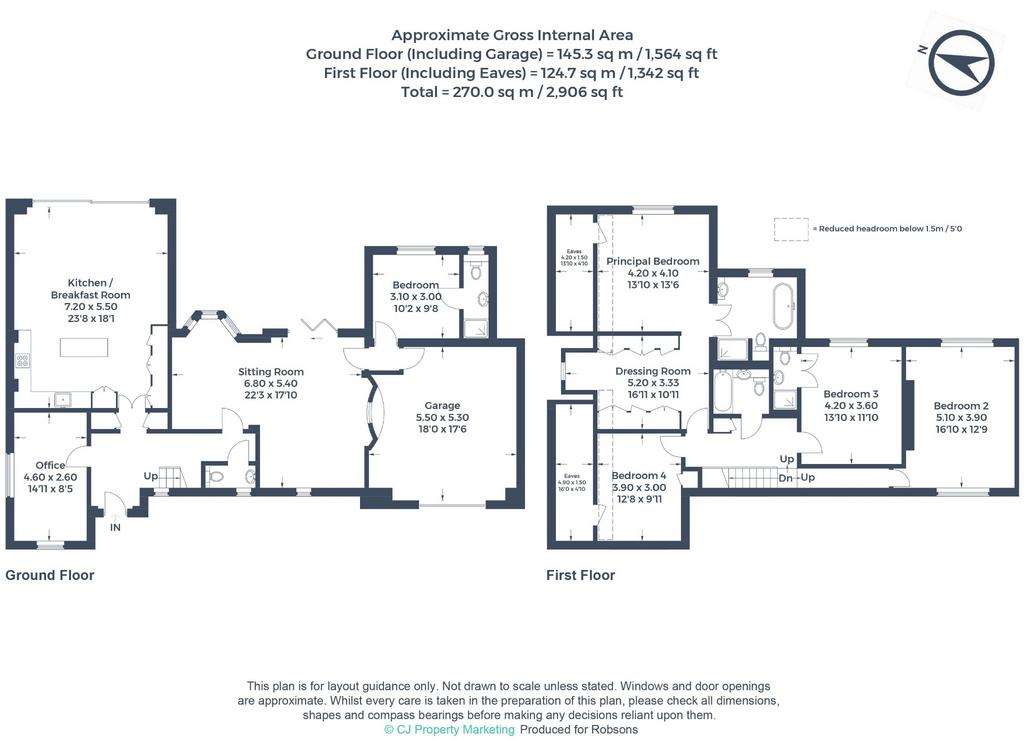 5 bedroom detached house for sale - floorplan