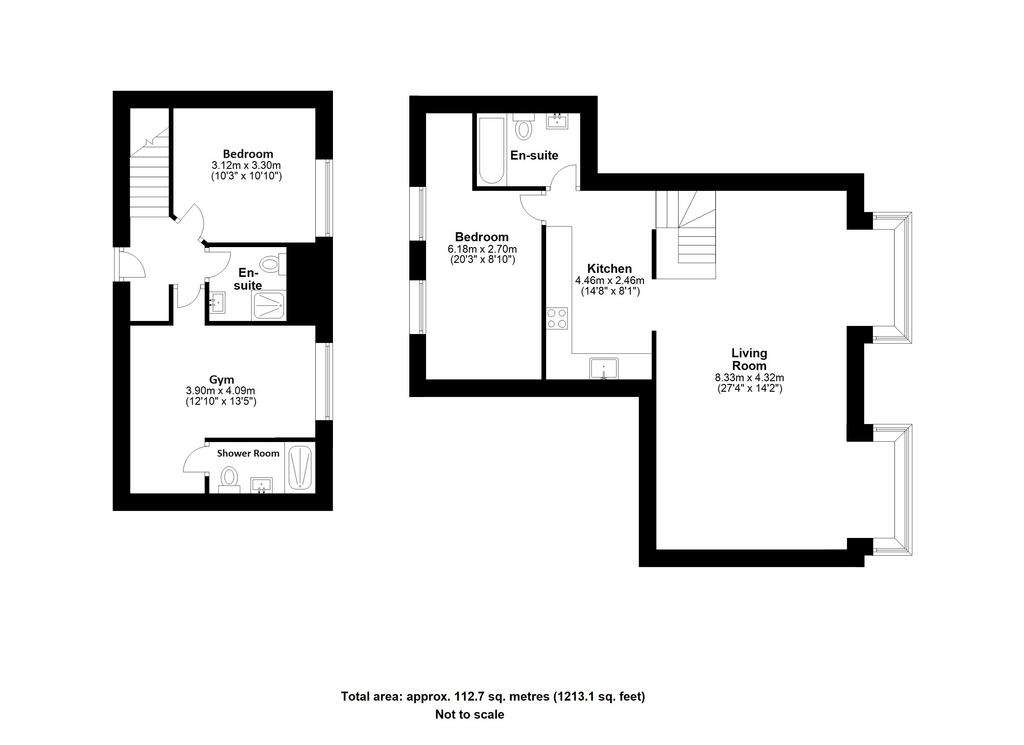 2 bedroom flat for sale - floorplan