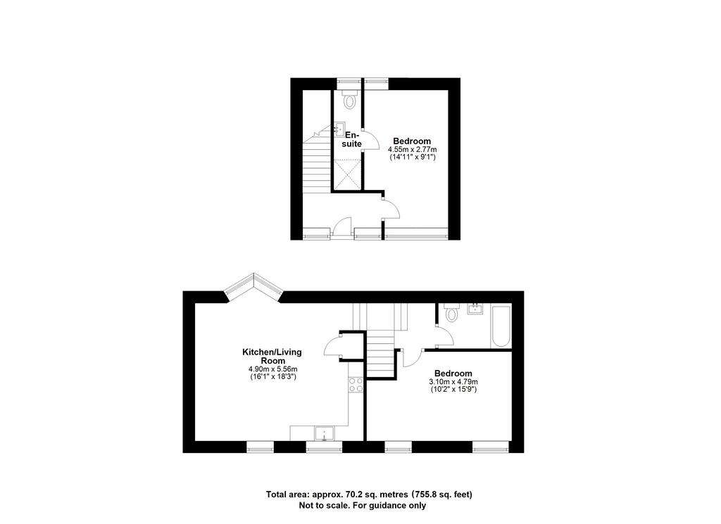 2 bedroom flat for sale - floorplan