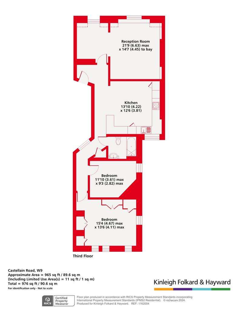 2 bedroom flat for sale - floorplan