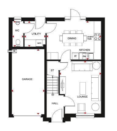 4 bedroom detached house for sale - floorplan