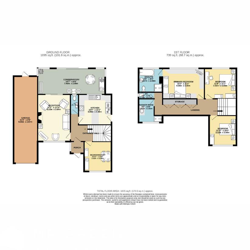 4 bedroom detached house for sale - floorplan