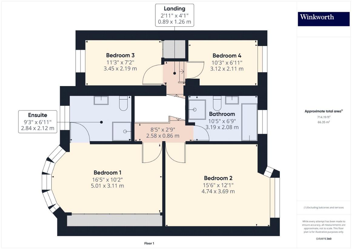 4 bedroom property for sale - floorplan