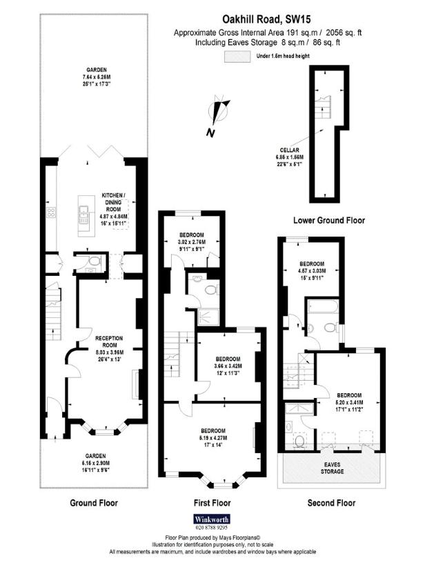 5 bedroom property for sale - floorplan