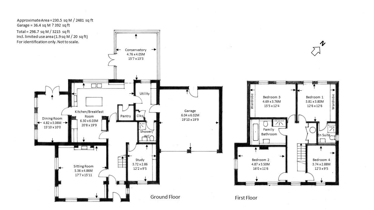 4 bedroom detached house for sale - floorplan