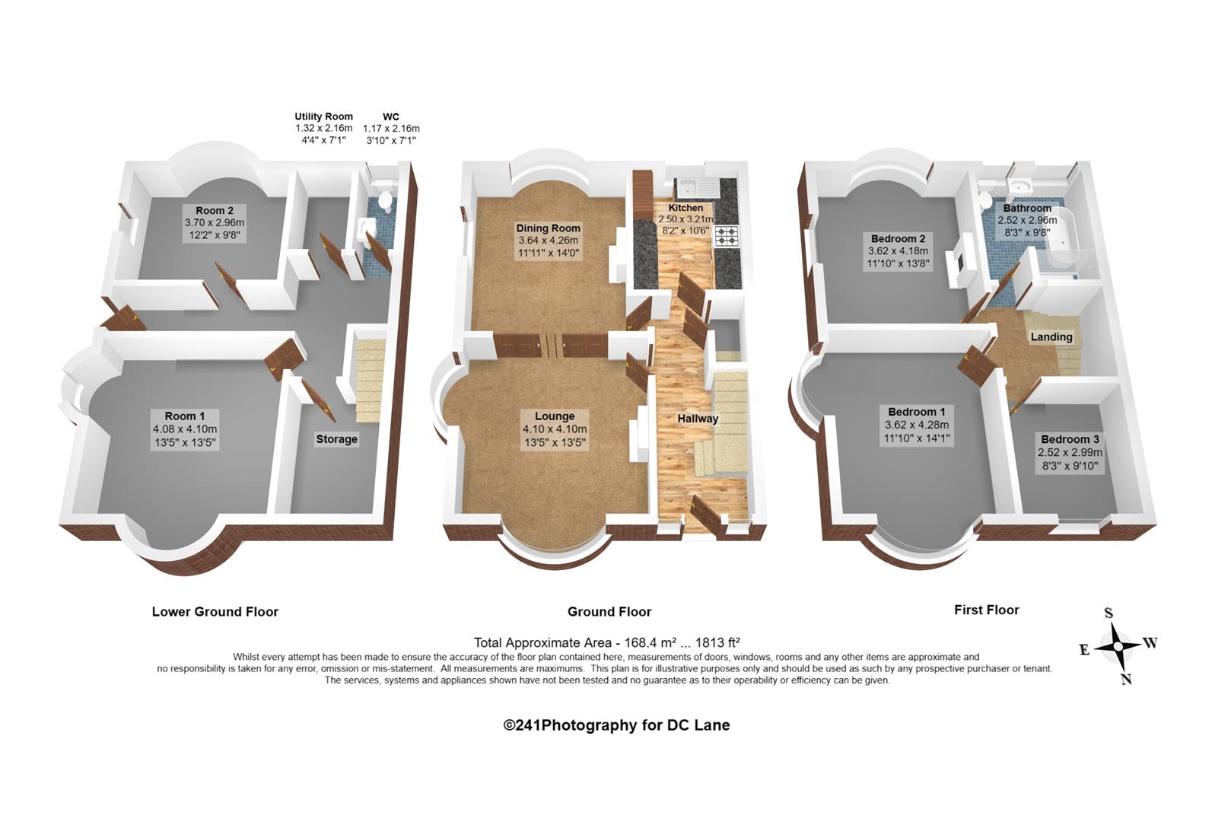 3 bedroom property for sale - floorplan