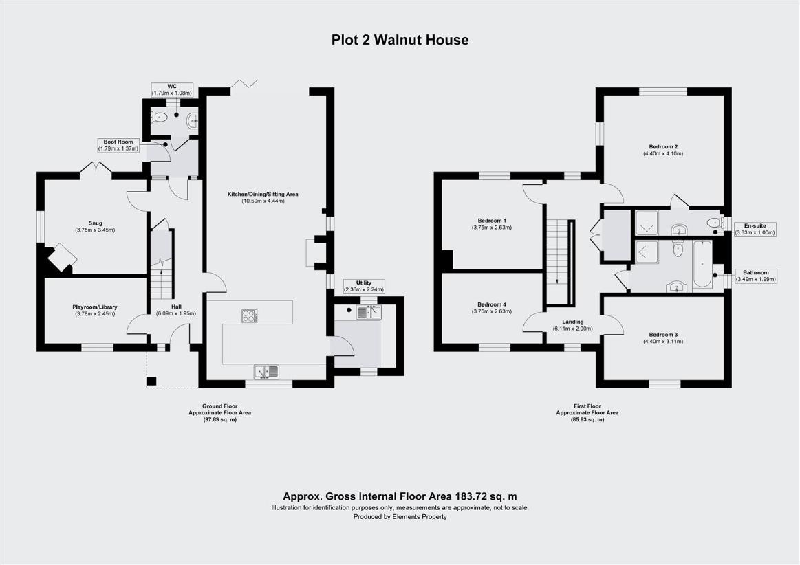 4 bedroom detached house for sale - floorplan