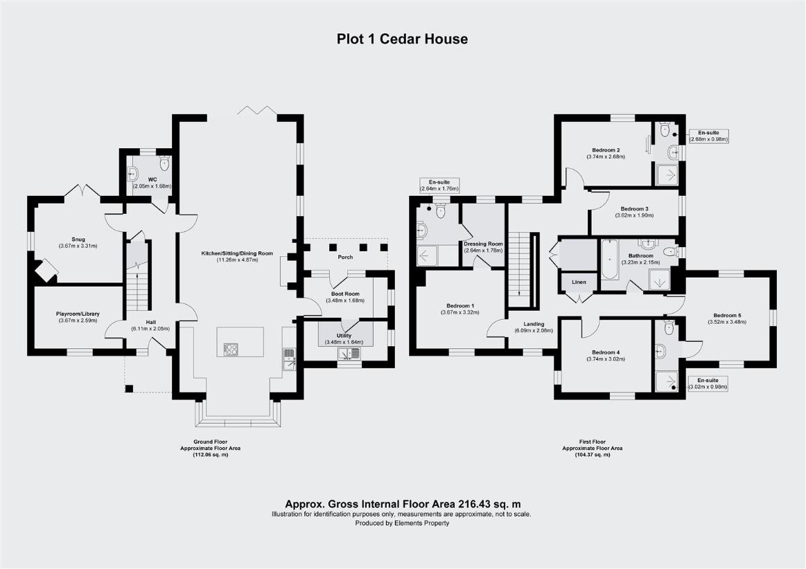 5 bedroom detached house for sale - floorplan