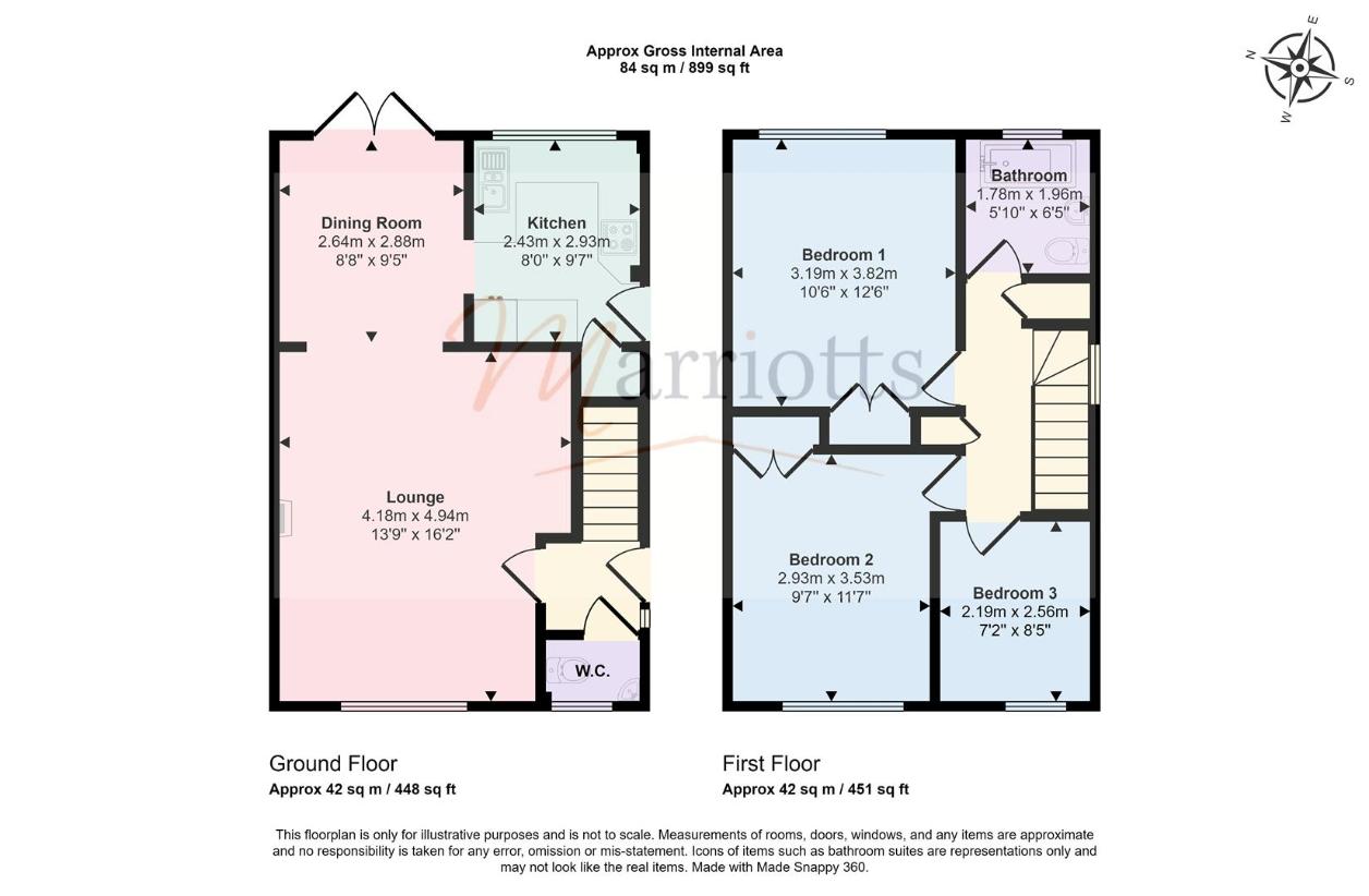 3 bedroom detached house for sale - floorplan