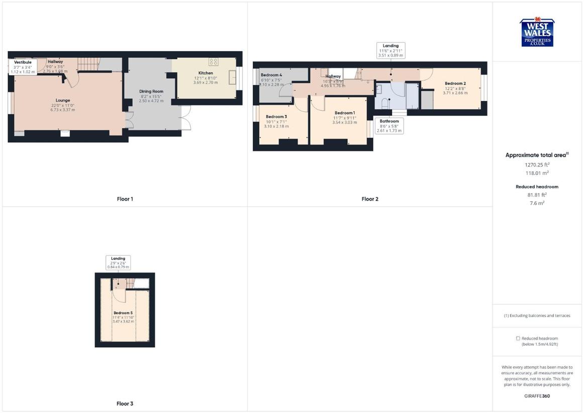 5 bedroom terraced house for sale - floorplan