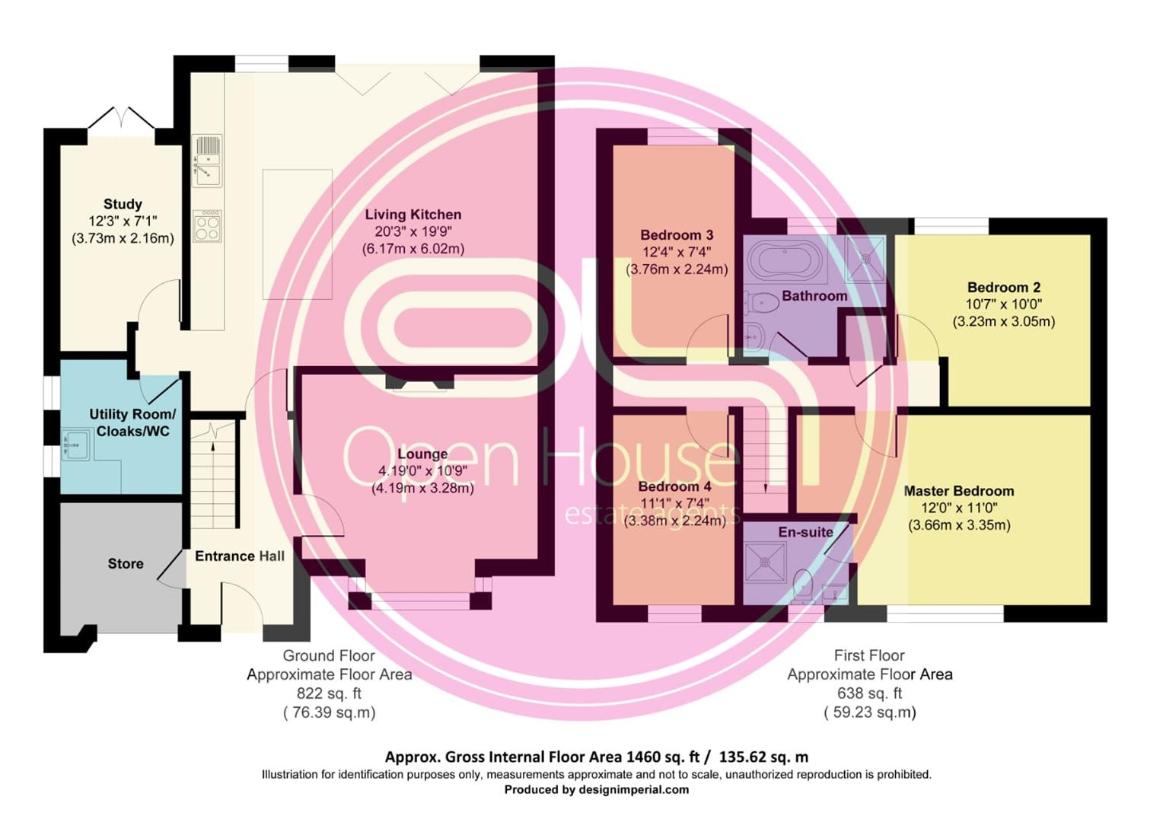 4 bedroom detached house for sale - floorplan