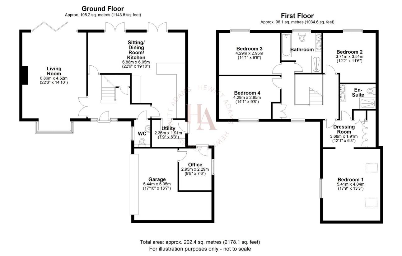 4 bedroom detached house for sale - floorplan