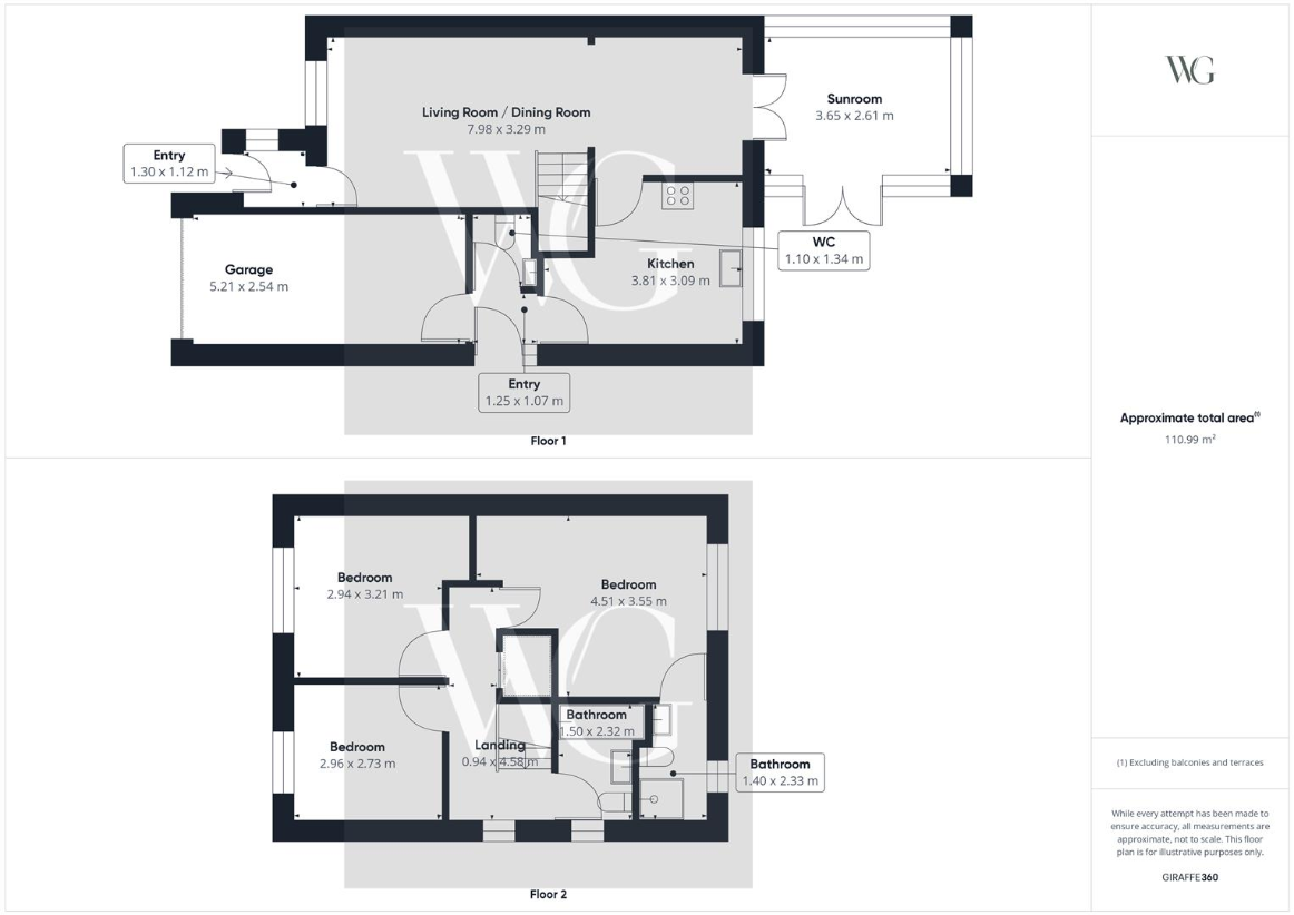 3 bedroom detached house for sale - floorplan