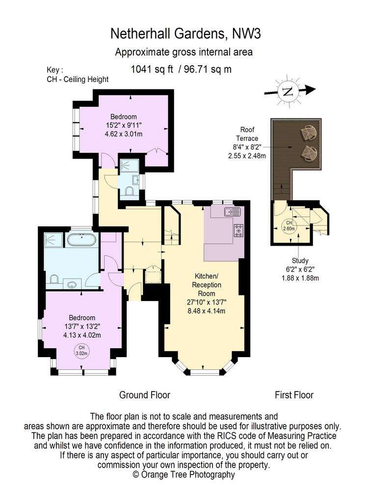 3 bedroom flat for sale - floorplan