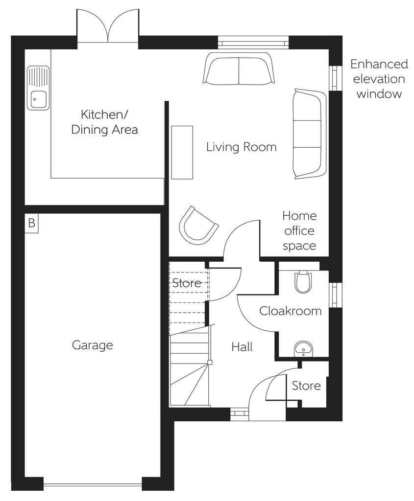 4 bedroom detached house for sale - floorplan