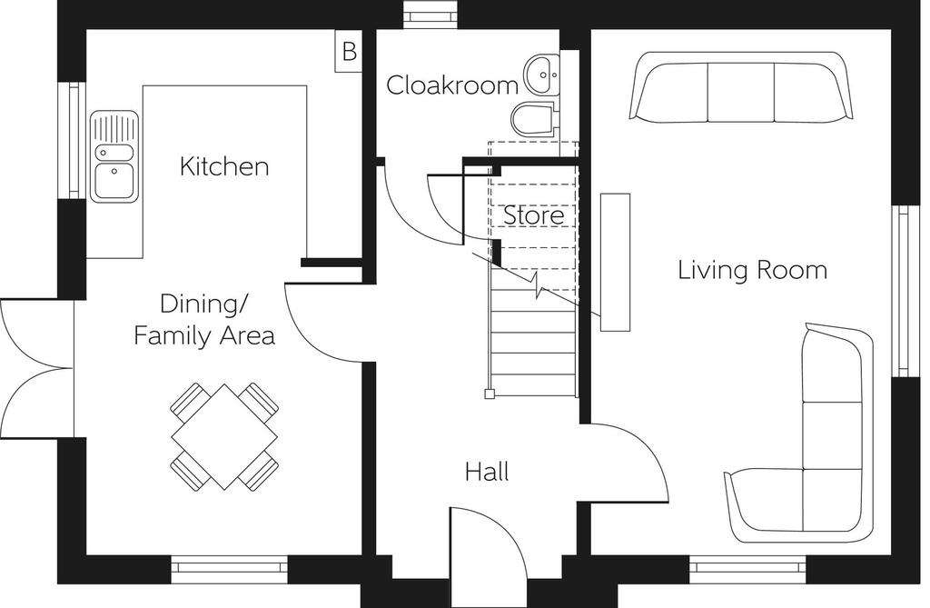 3 bedroom detached house for sale - floorplan