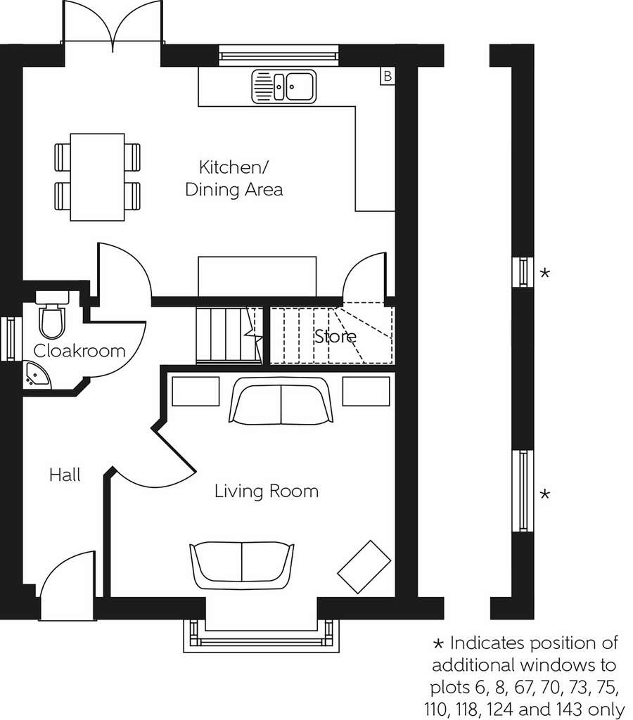 3 bedroom semi-detached house for sale - floorplan