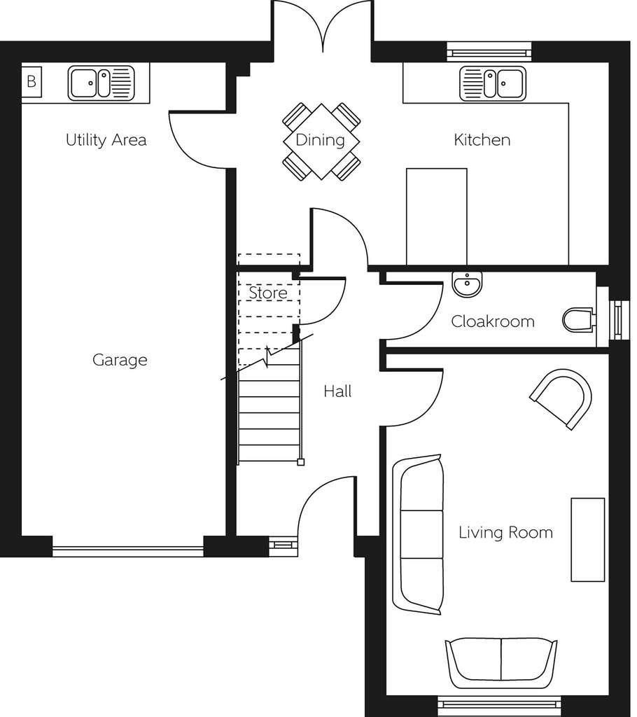 4 bedroom detached house for sale - floorplan