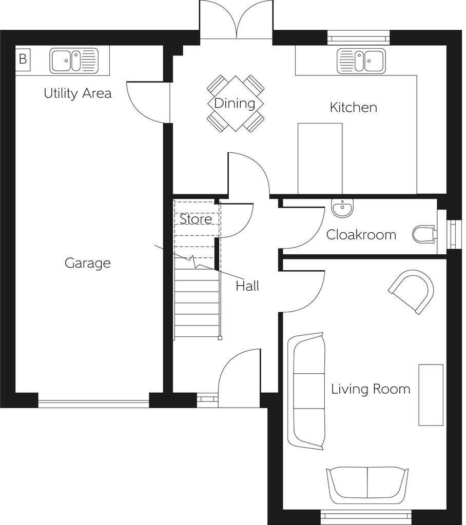 4 bedroom detached house for sale - floorplan