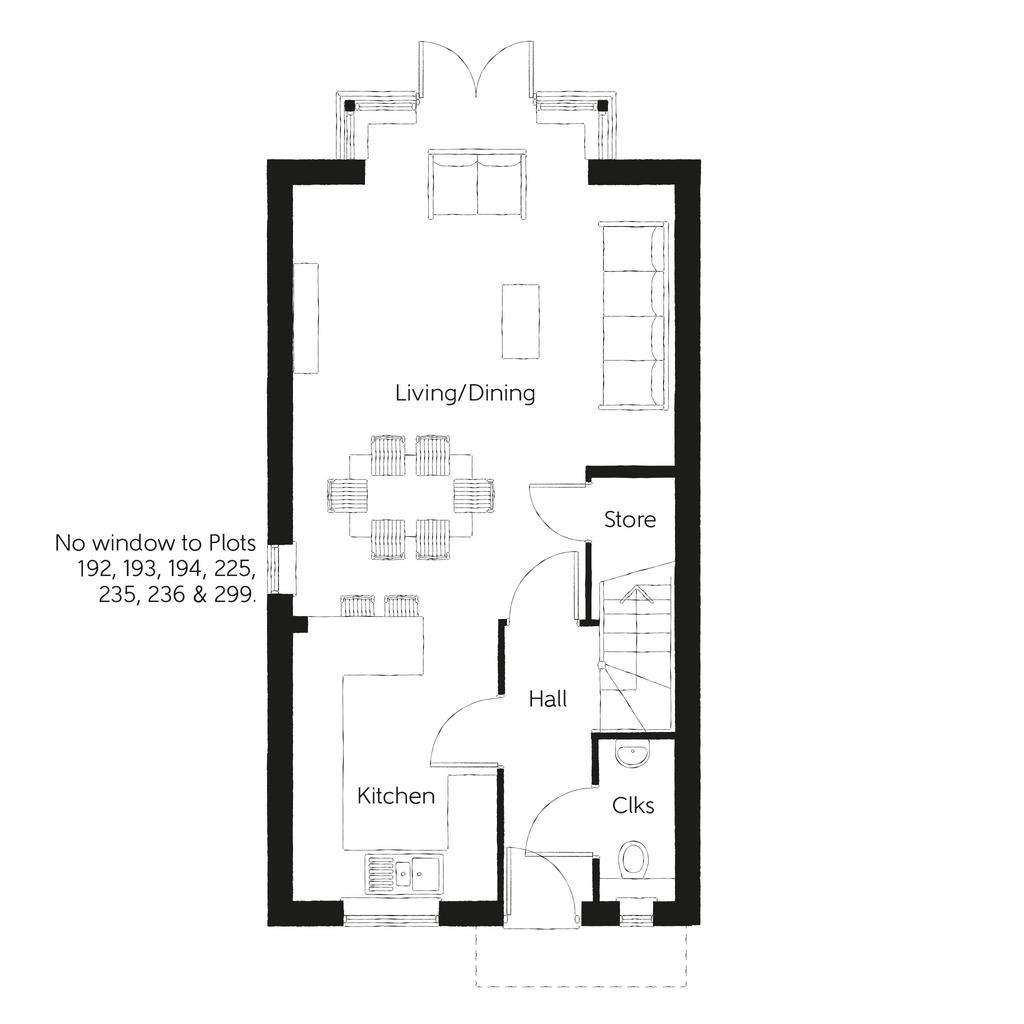 3 bedroom semi-detached house for sale - floorplan