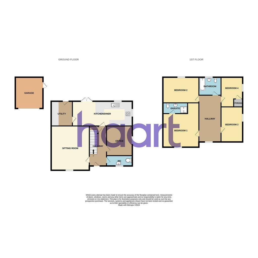 4 bedroom detached house for sale - floorplan