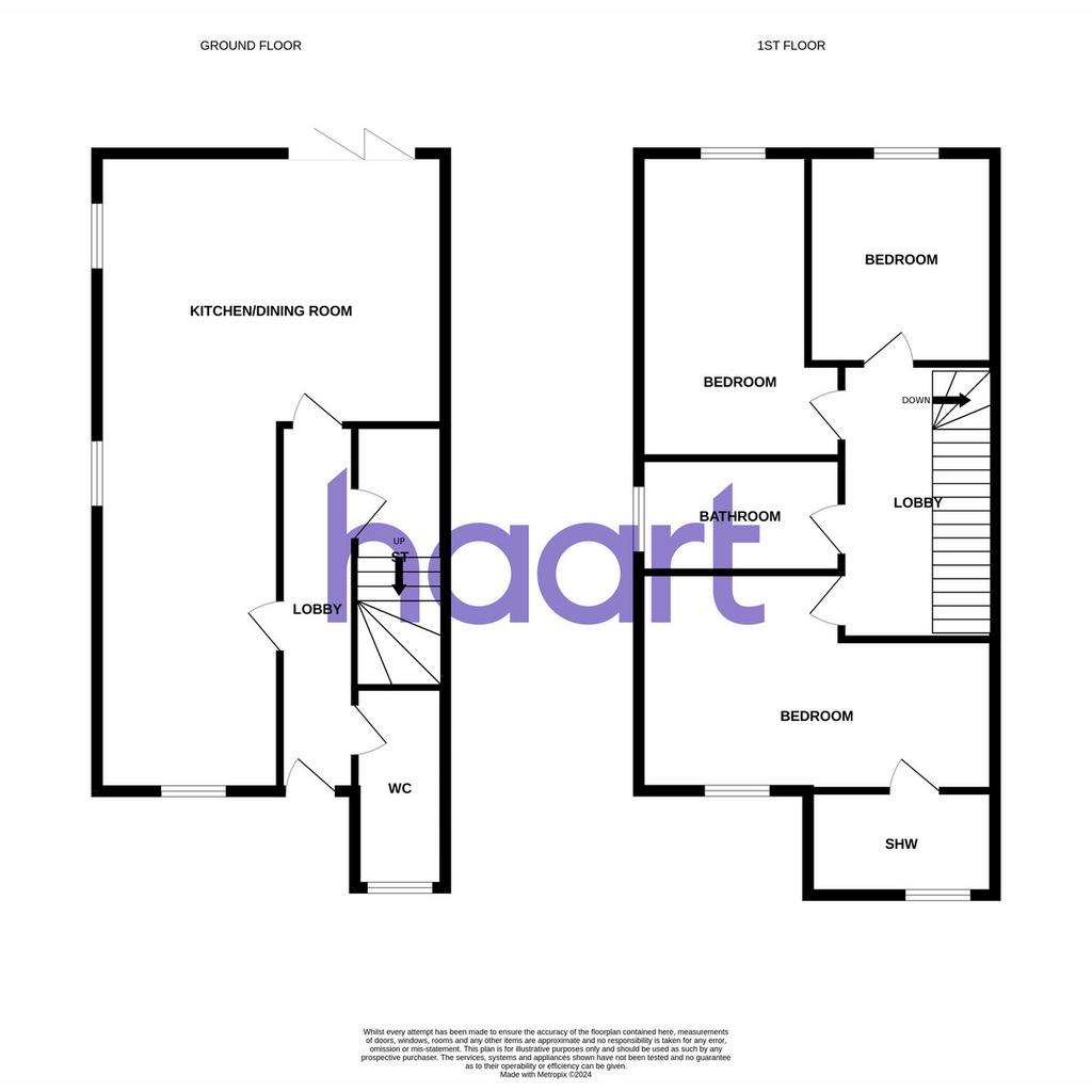 3 bedroom semi-detached house for sale - floorplan