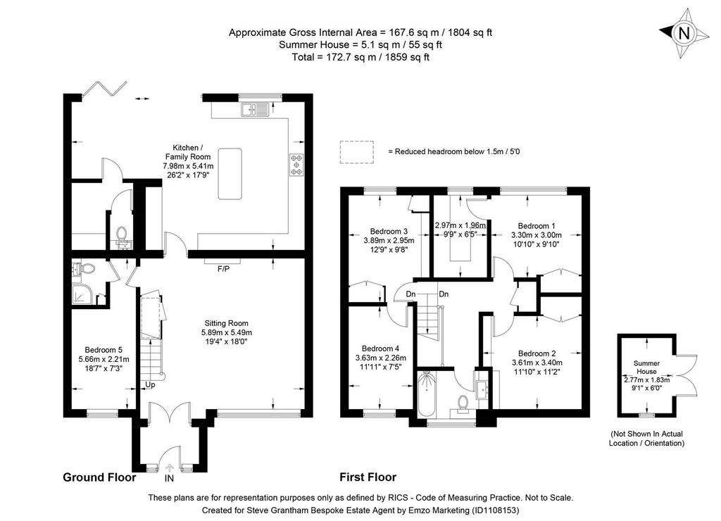 5 bedroom detached house for sale - floorplan