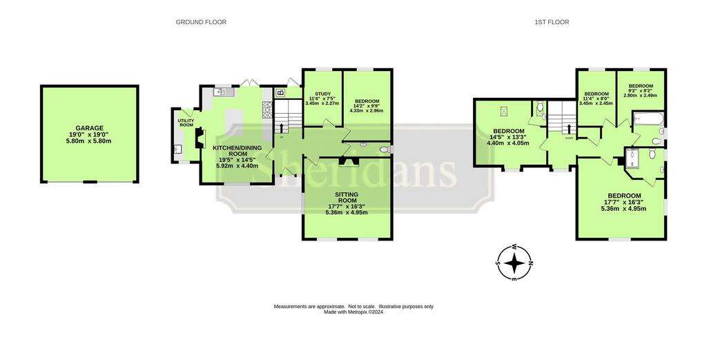 5 bedroom detached house for sale - floorplan