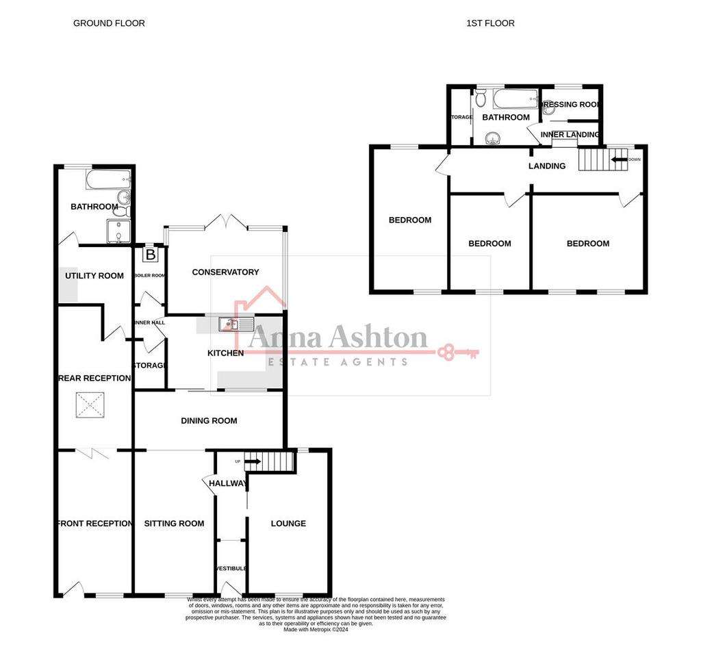 3 bedroom semi-detached house for sale - floorplan