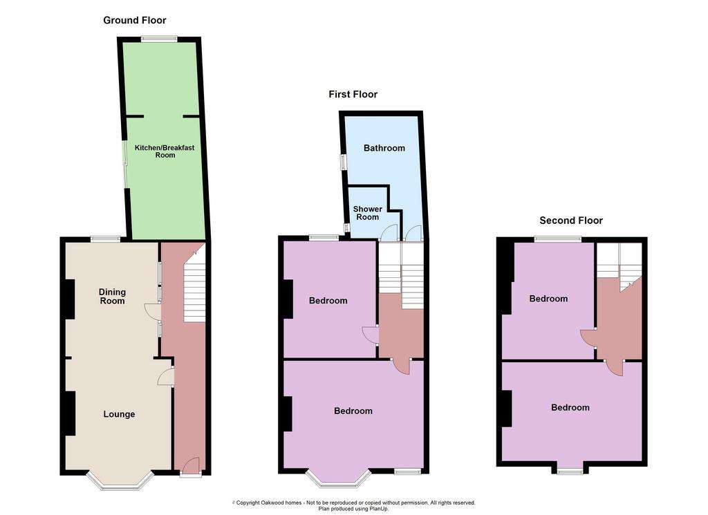 4 bedroom semi-detached house for sale - floorplan