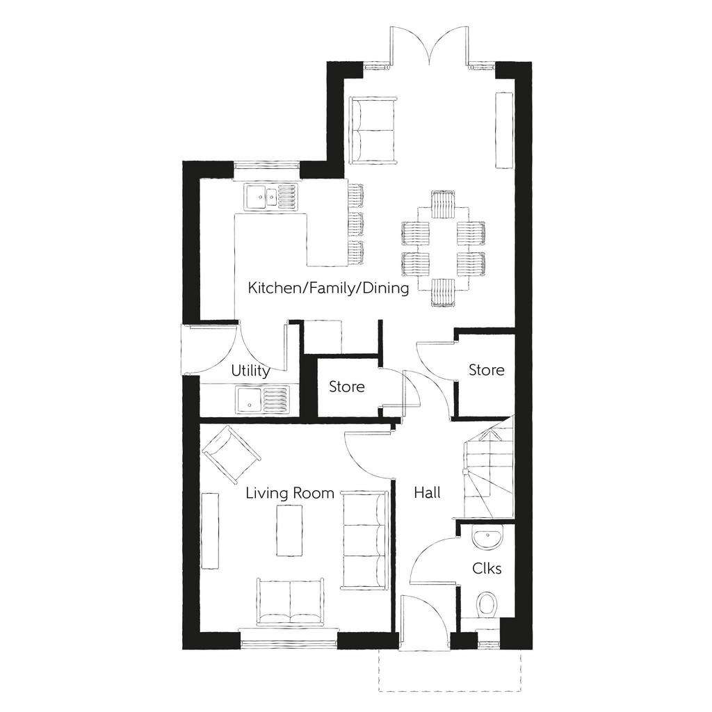 3 bedroom detached house for sale - floorplan