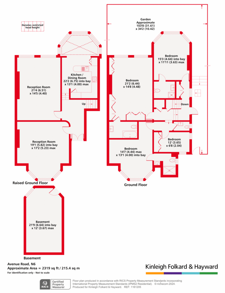 4 bedroom flat for sale - floorplan