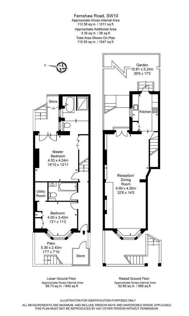 2 bedroom flat to rent - floorplan